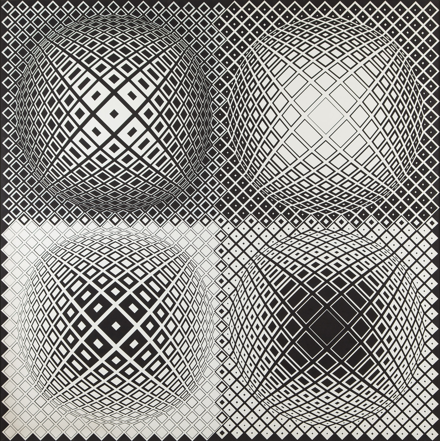 Victor Vasarely – iluzja geometryczna